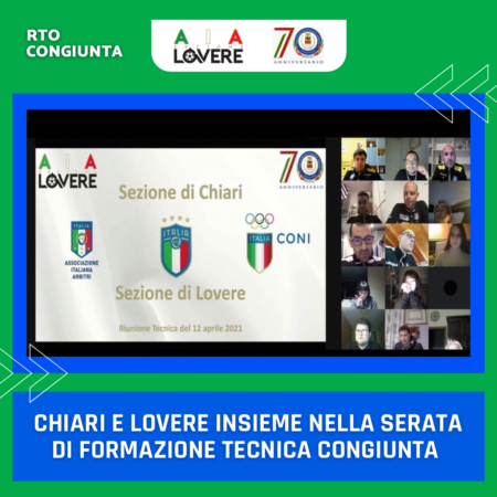 Chiari e Lovere insieme nella serata di formazione tecnica congiunta